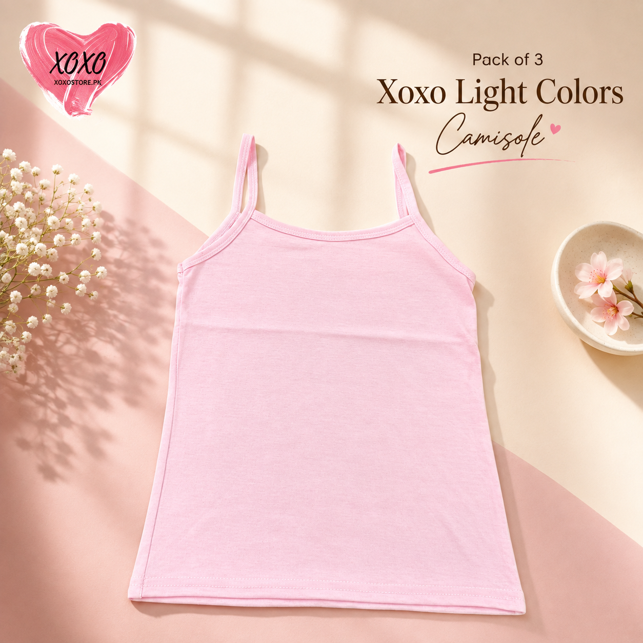 Pack of 3 Basic Essential Camisole — view 2