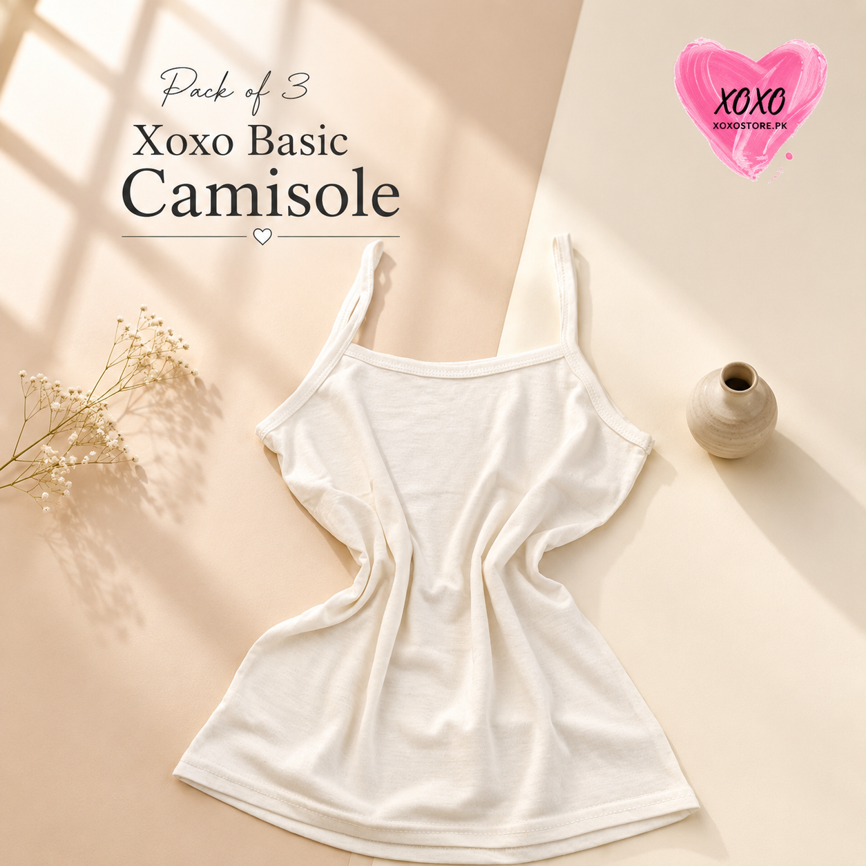Pack of 3 Basic Essential Camisole — view 6