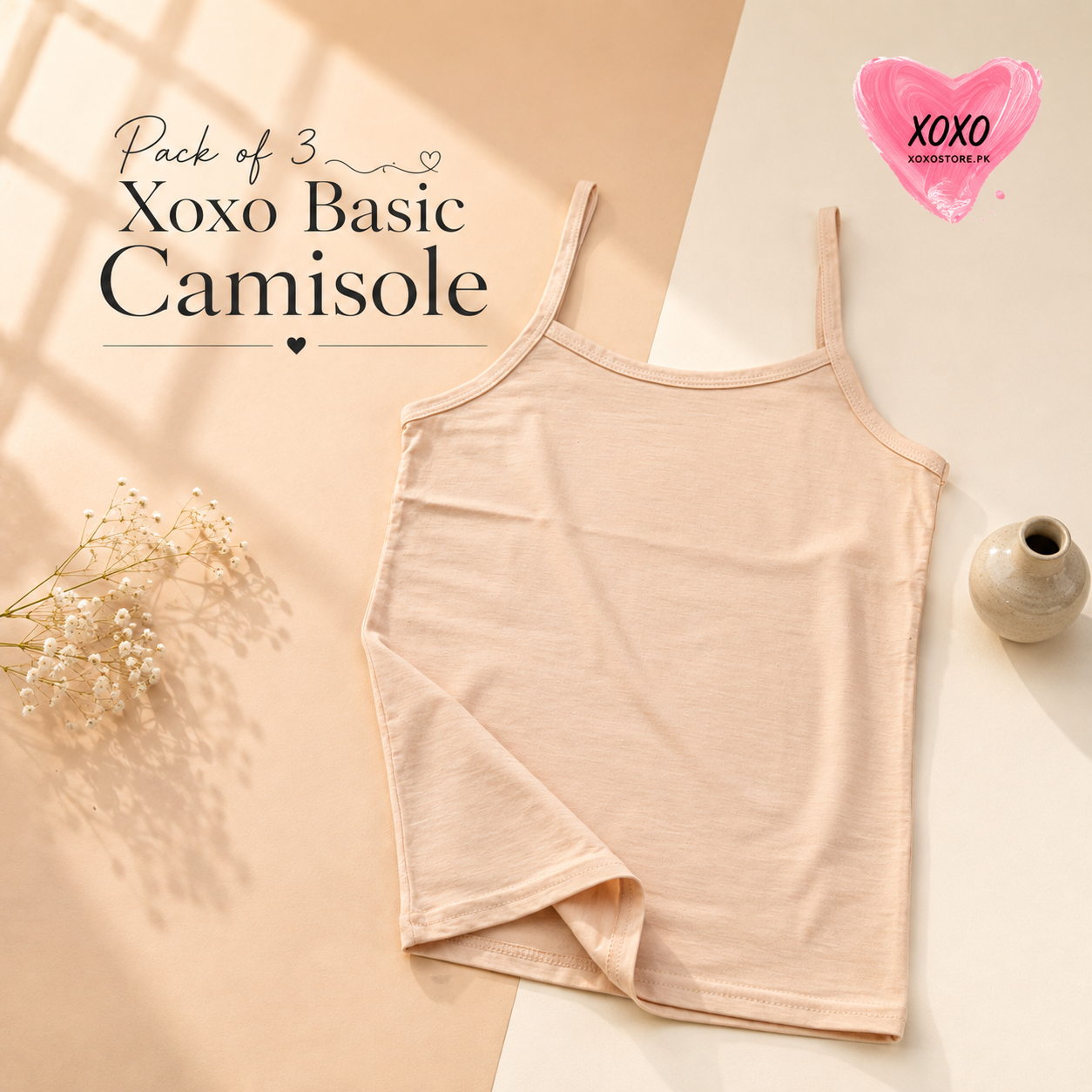 Pack of 3 Basic Essential Camisole — view 7