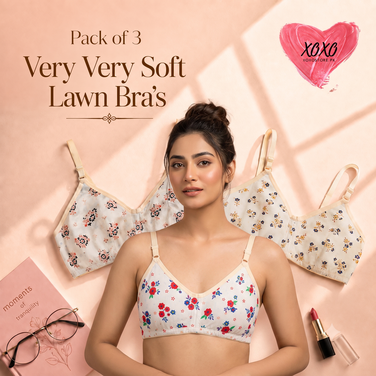 Pack of 3 Very Fine Quailty Lawn Bra's — view 6