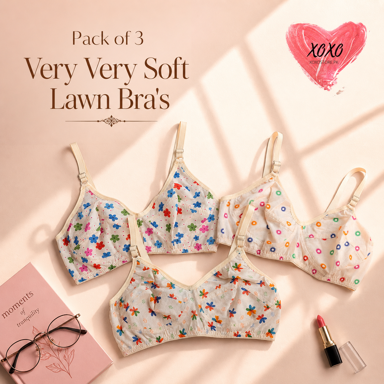 Pack of 3 Very Fine Quailty Lawn Bra's — view 7
