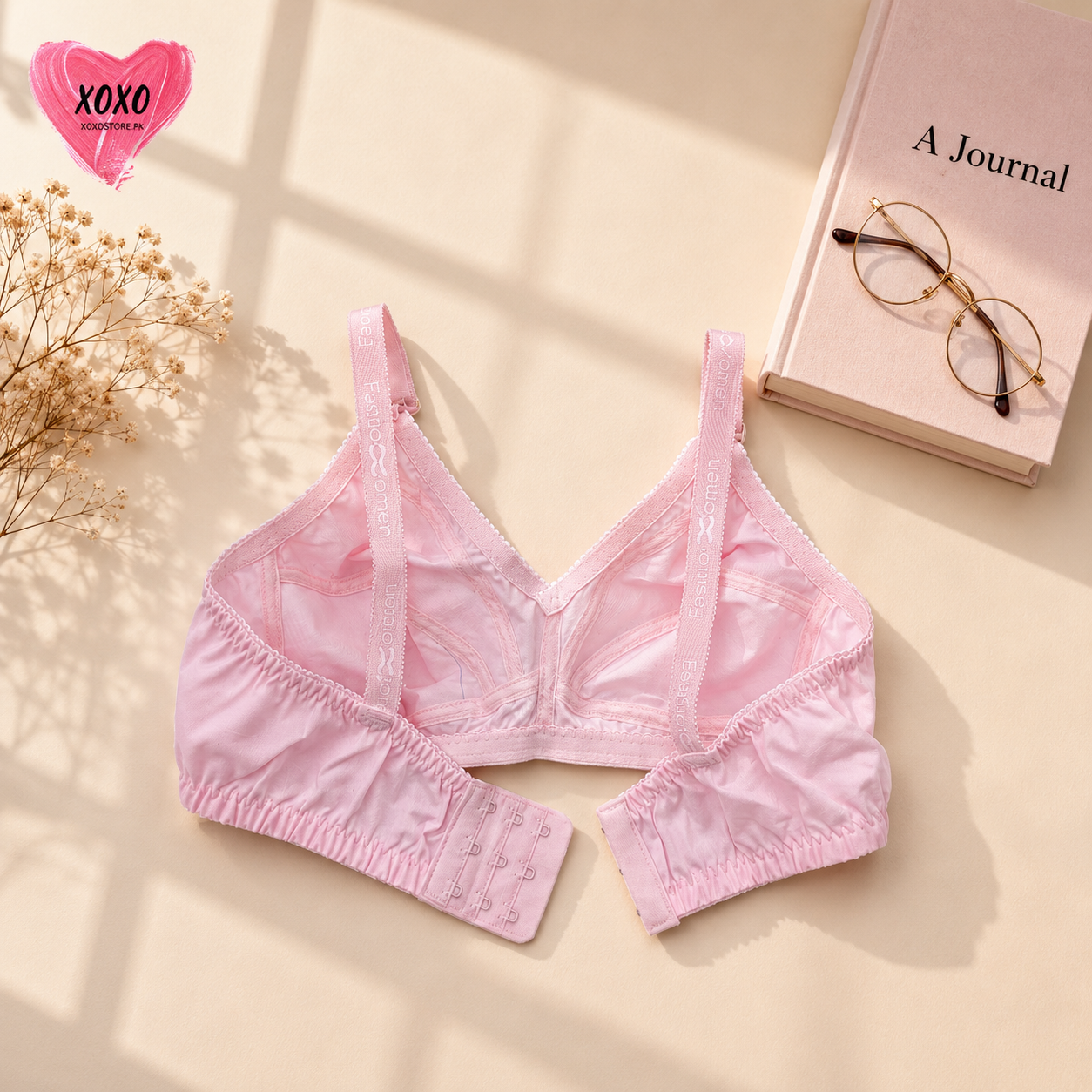 Pack of 4 Cotton Net Design Very Soft Daily Wear Bra — view 3