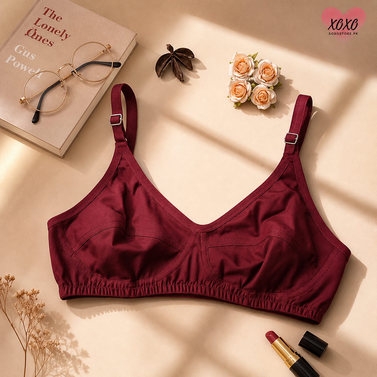 Pack of 4 Essential Xoxo Cotton Bras — view 4