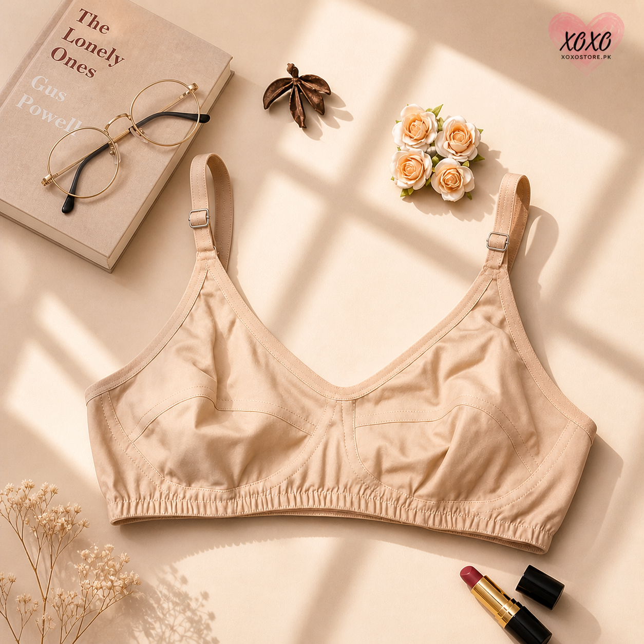 Pack of 4 Essential Xoxo Cotton Bras — view 5