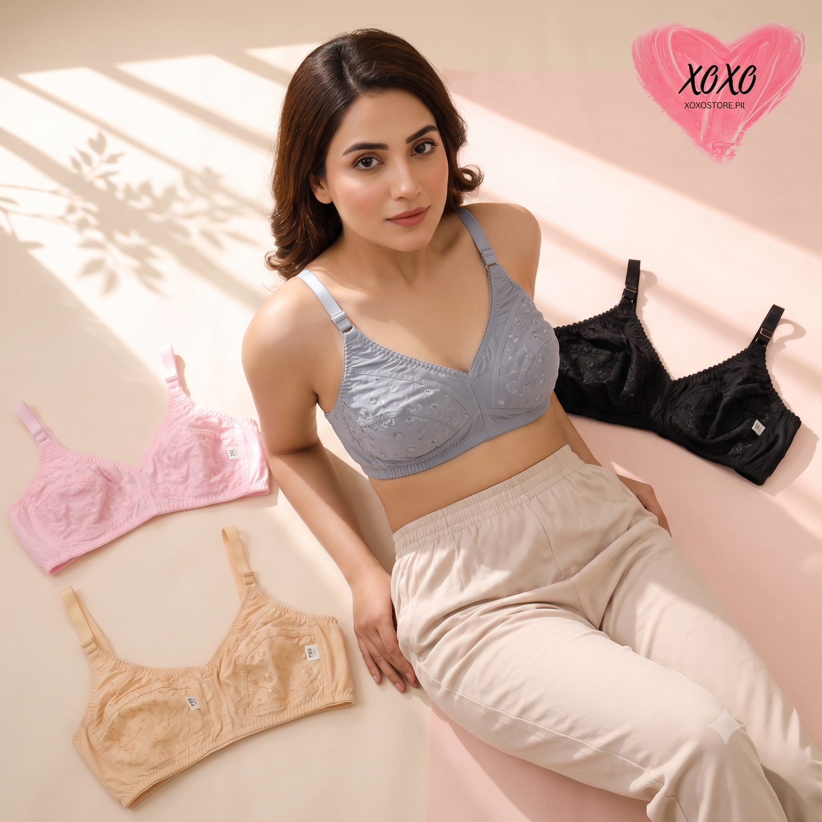 Pack of 4 Very Fine Quailty Chicken Cotton Bras — view 2