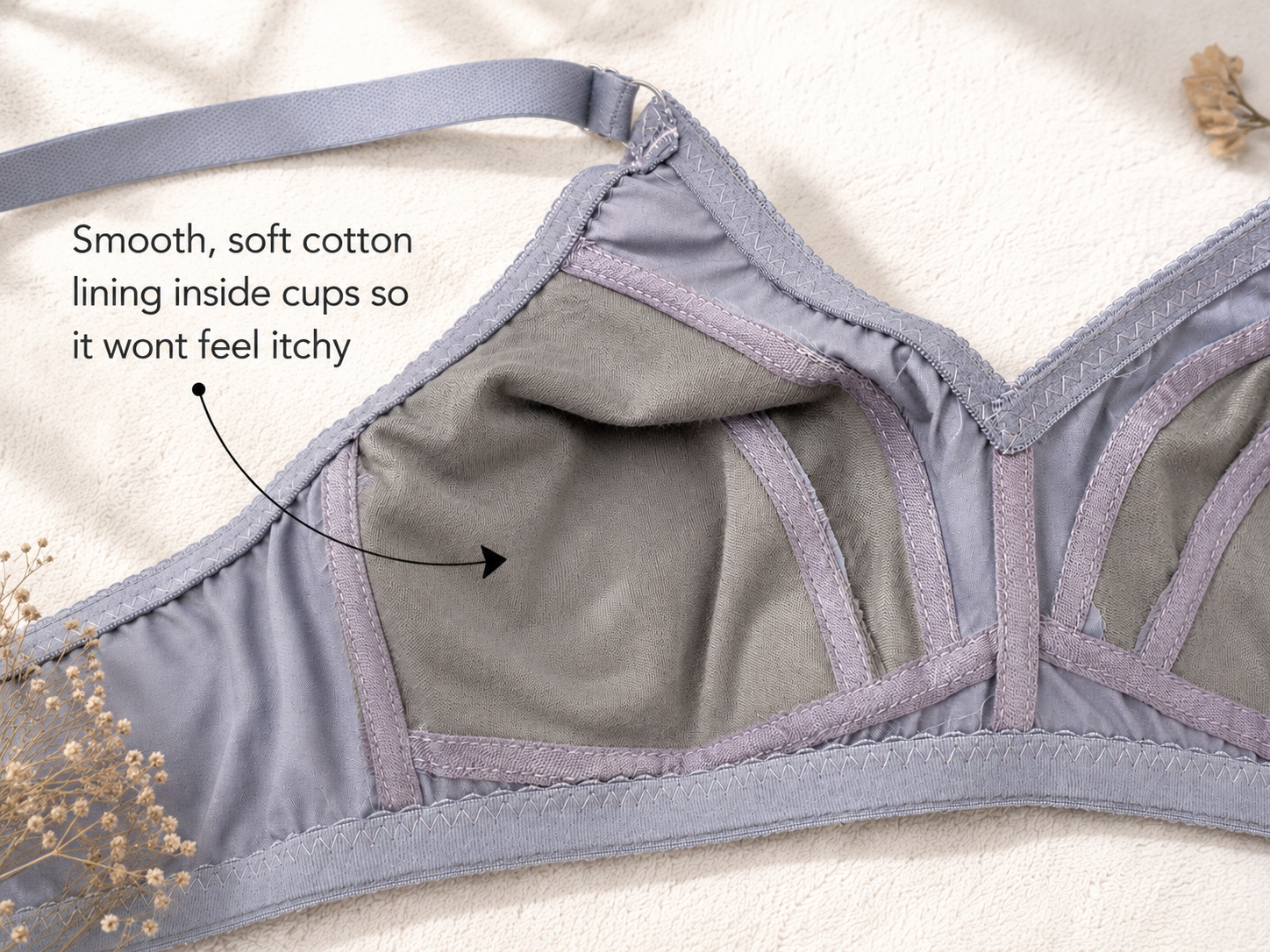 Pack of 4 Very Fine Quailty Chicken Cotton Bras — view 6