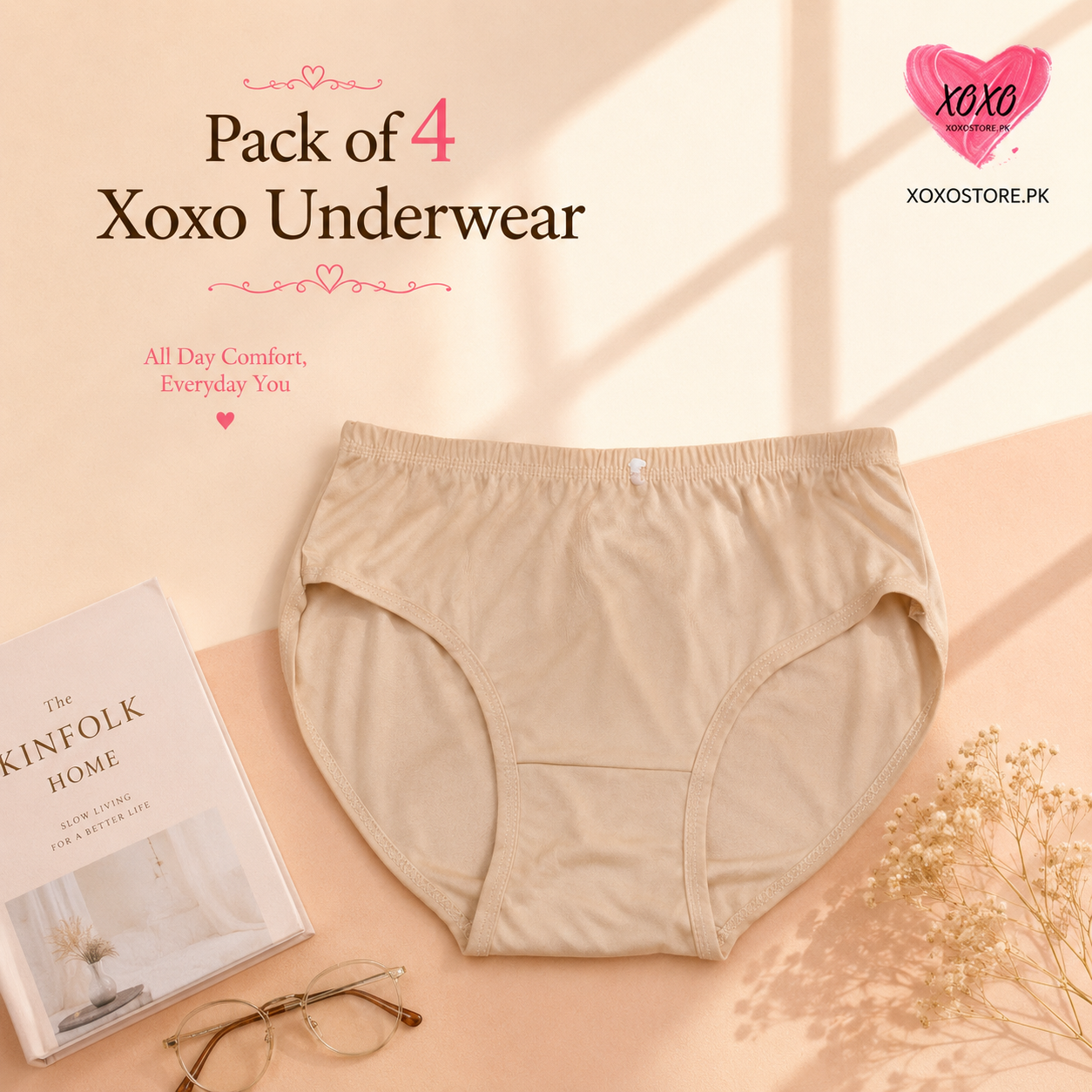 Pack of 4 Xoxo Basic Underwear — view 3