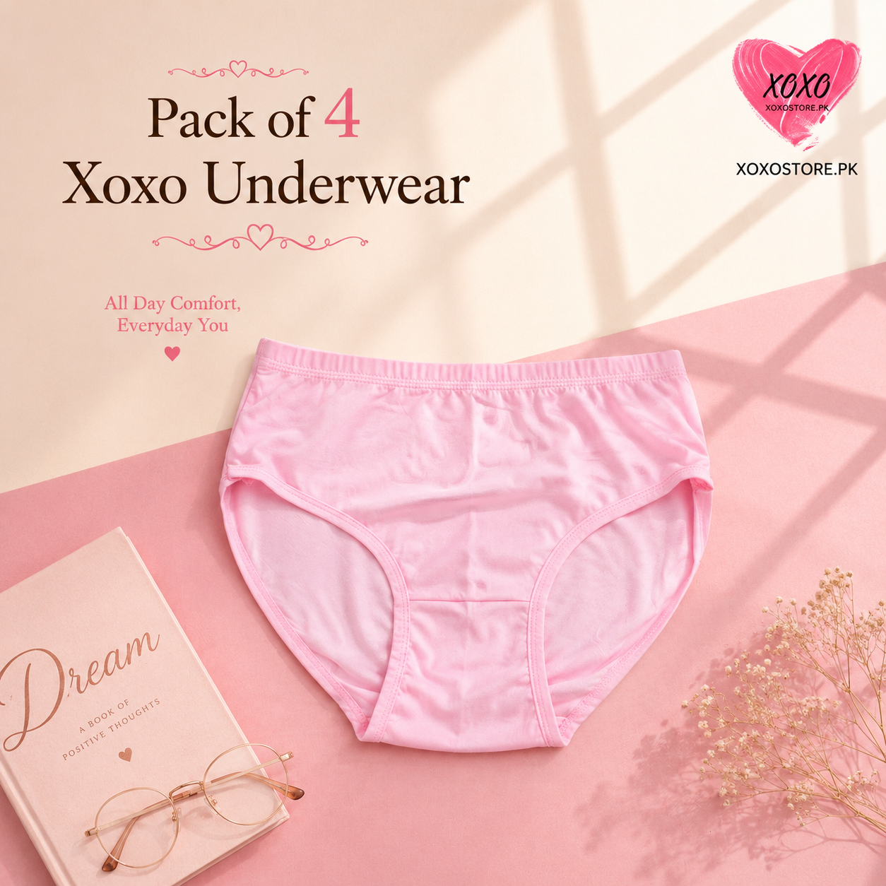 Pack of 4 Xoxo Basic Underwear — view 4