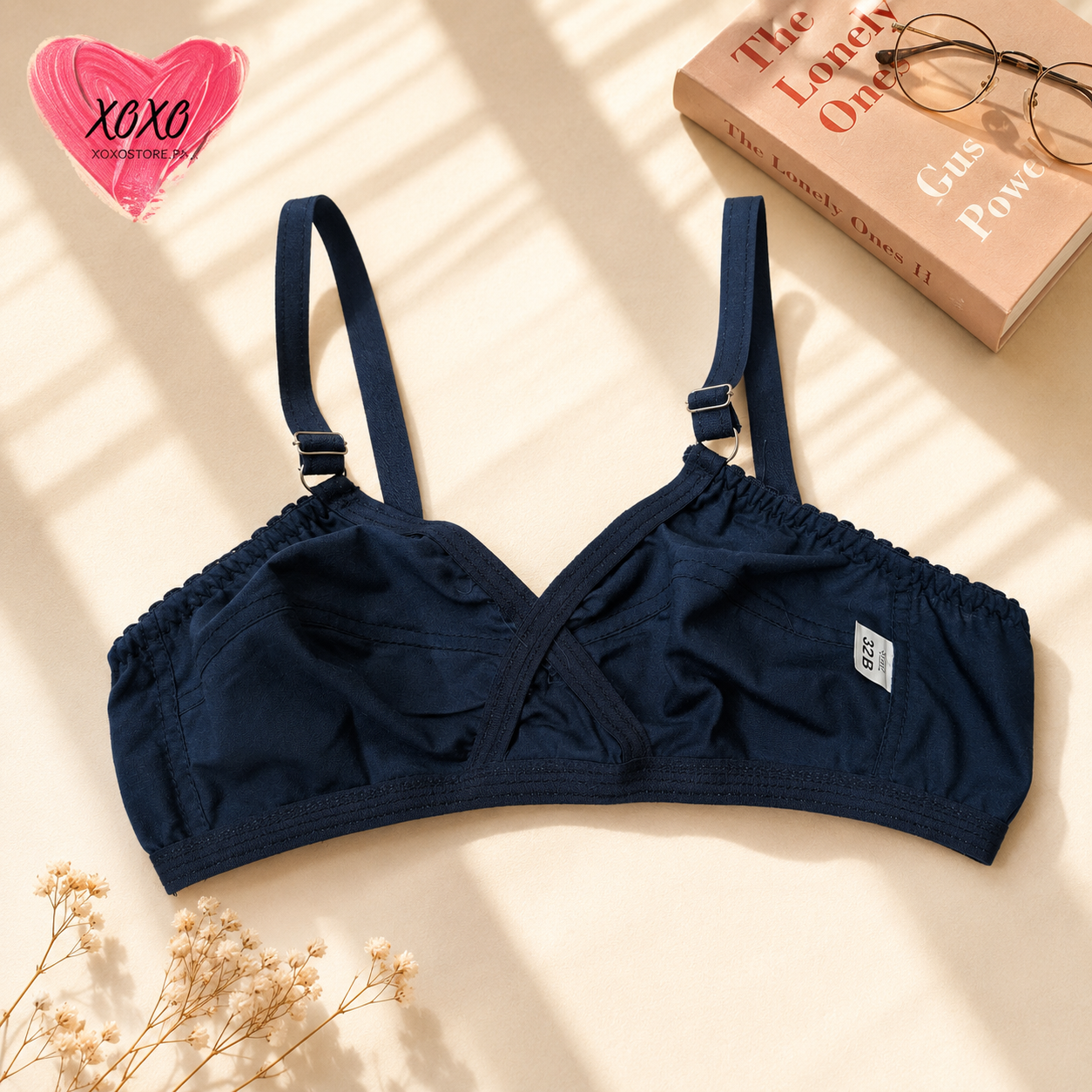 Pack of 4 Xoxo Cross Design Very Soft Cotton Bras — view 7