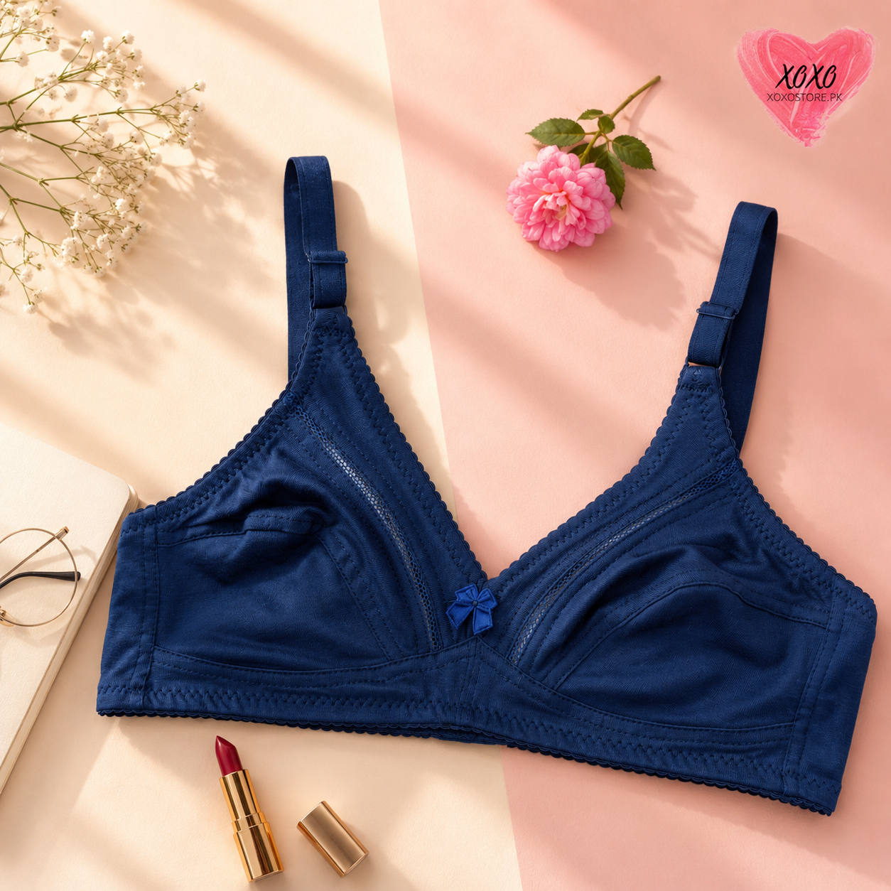 Pack of 4 Xoxo Fine Quailty Breathable Bra — view 6