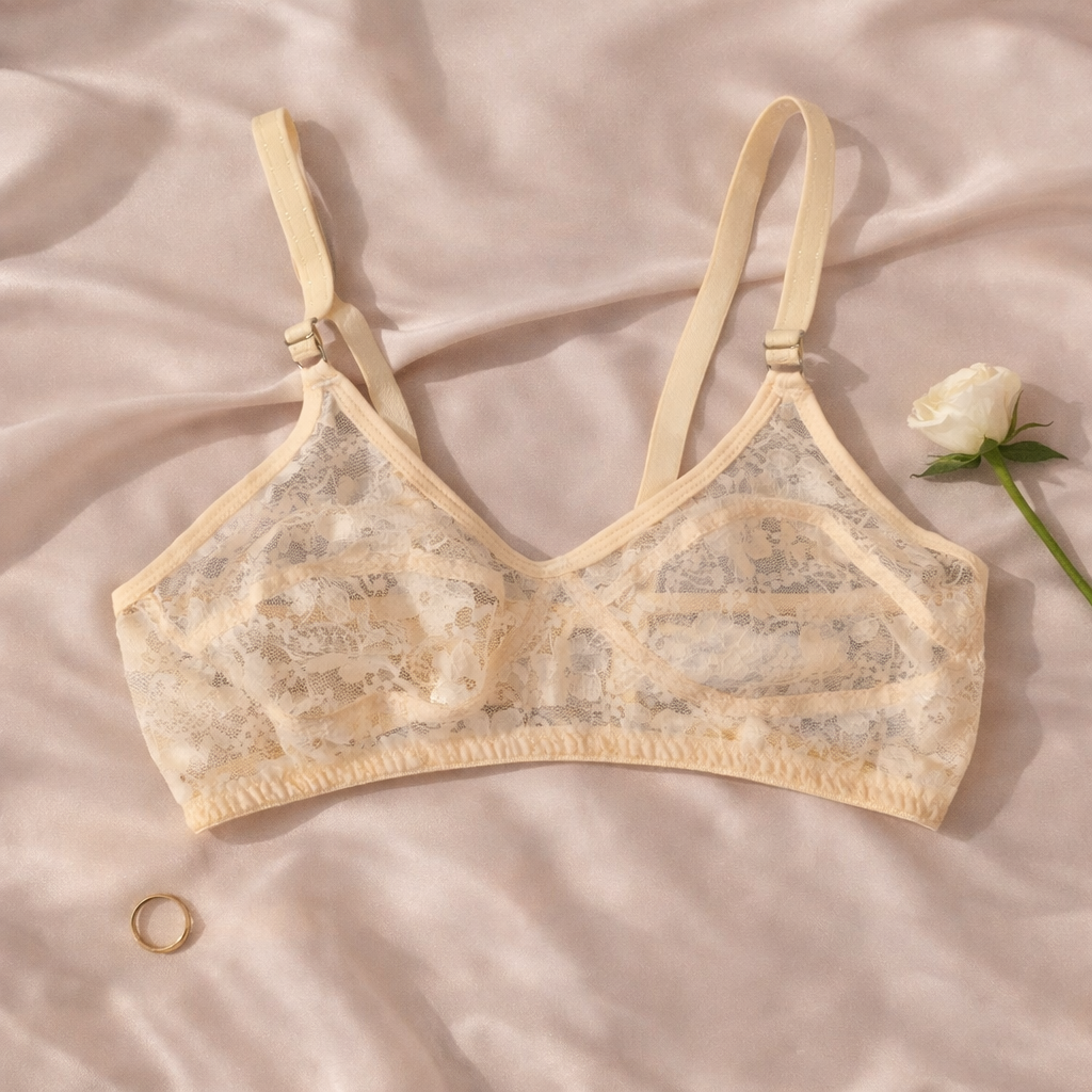 Pack of 4 Xoxo Soft Net Daily Wear Bra's — view 3