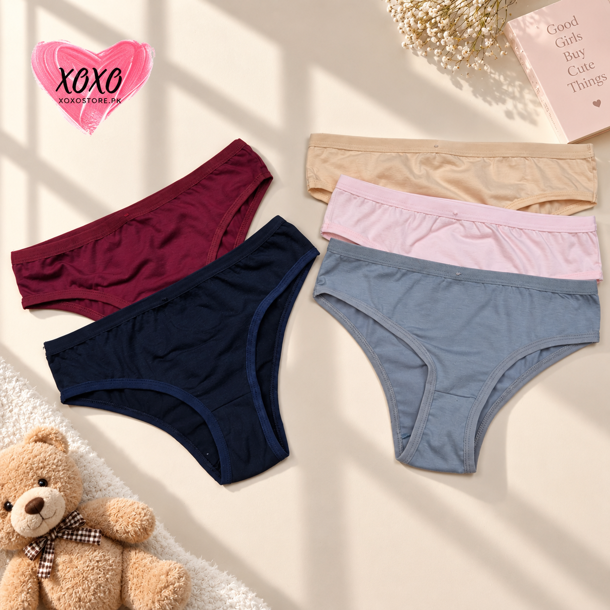 Pack of Basic Thongs — view 2