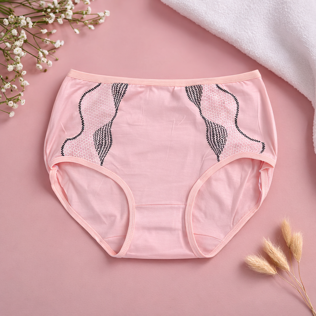 Pearls Design Type Soft Underwear — view 2