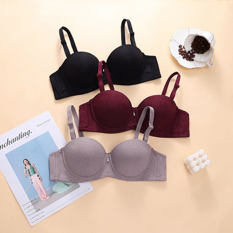 Pearls Padded Half Cup Wired Pushup Bra With Removeable Straps — view 2