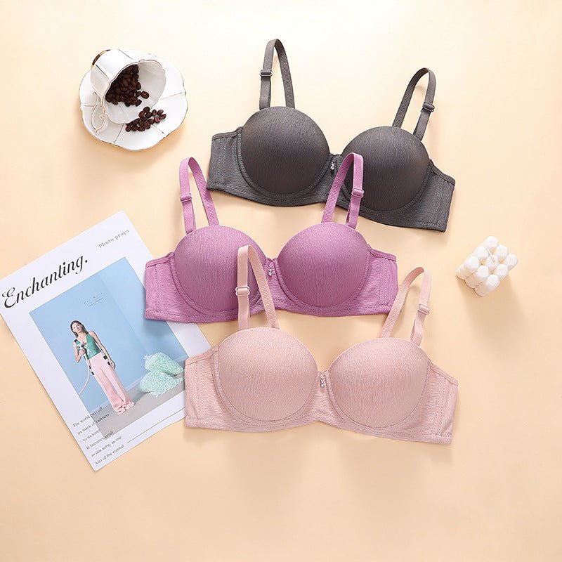 Pearls Padded Half Cup Wired Pushup Bra With Removeable Straps — view 3