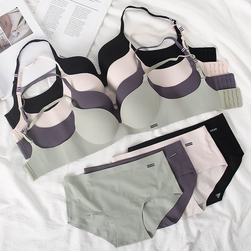 Seamless Medium Padded Bra With Matching Underwear — view 5