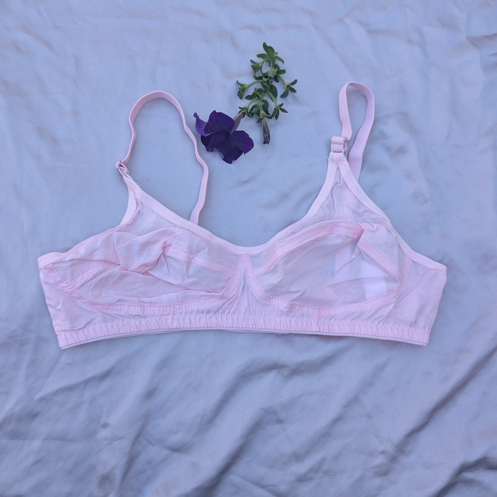 Simple Basic Color Lawn Bra's — view 3