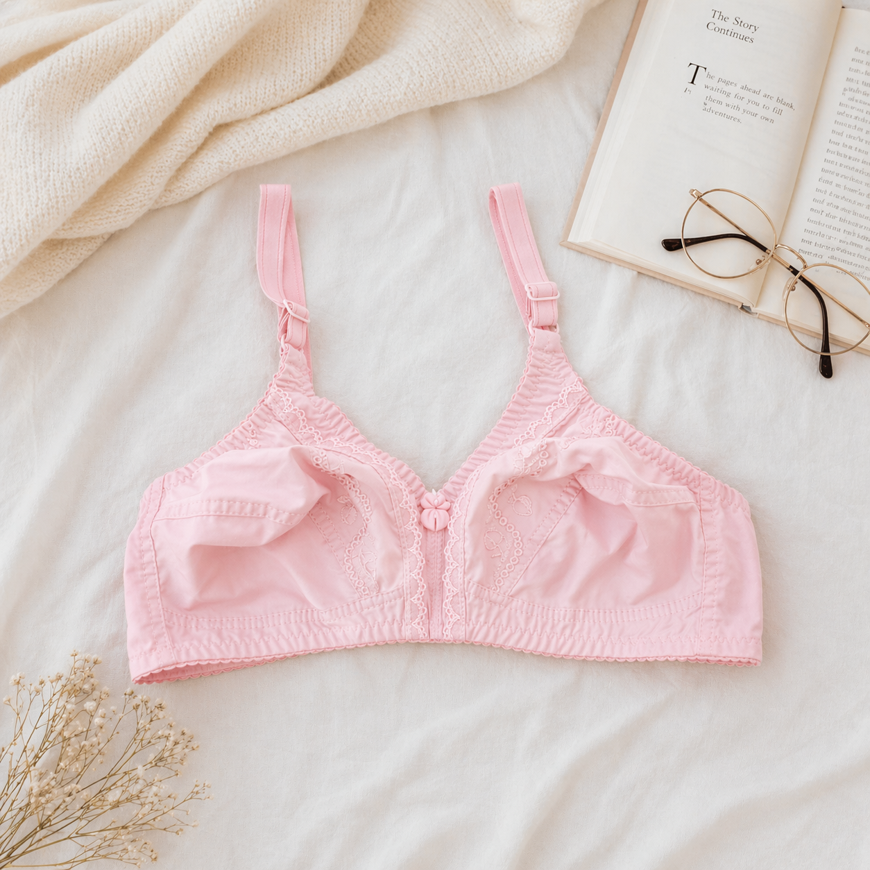 Simple Summer Cotton Bra's — view 6