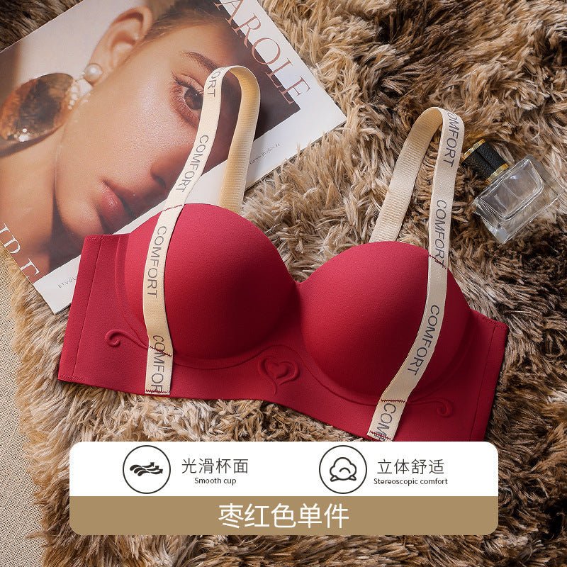 Single Padded Deep Cleavage Long Daily Wear Bra — view 4