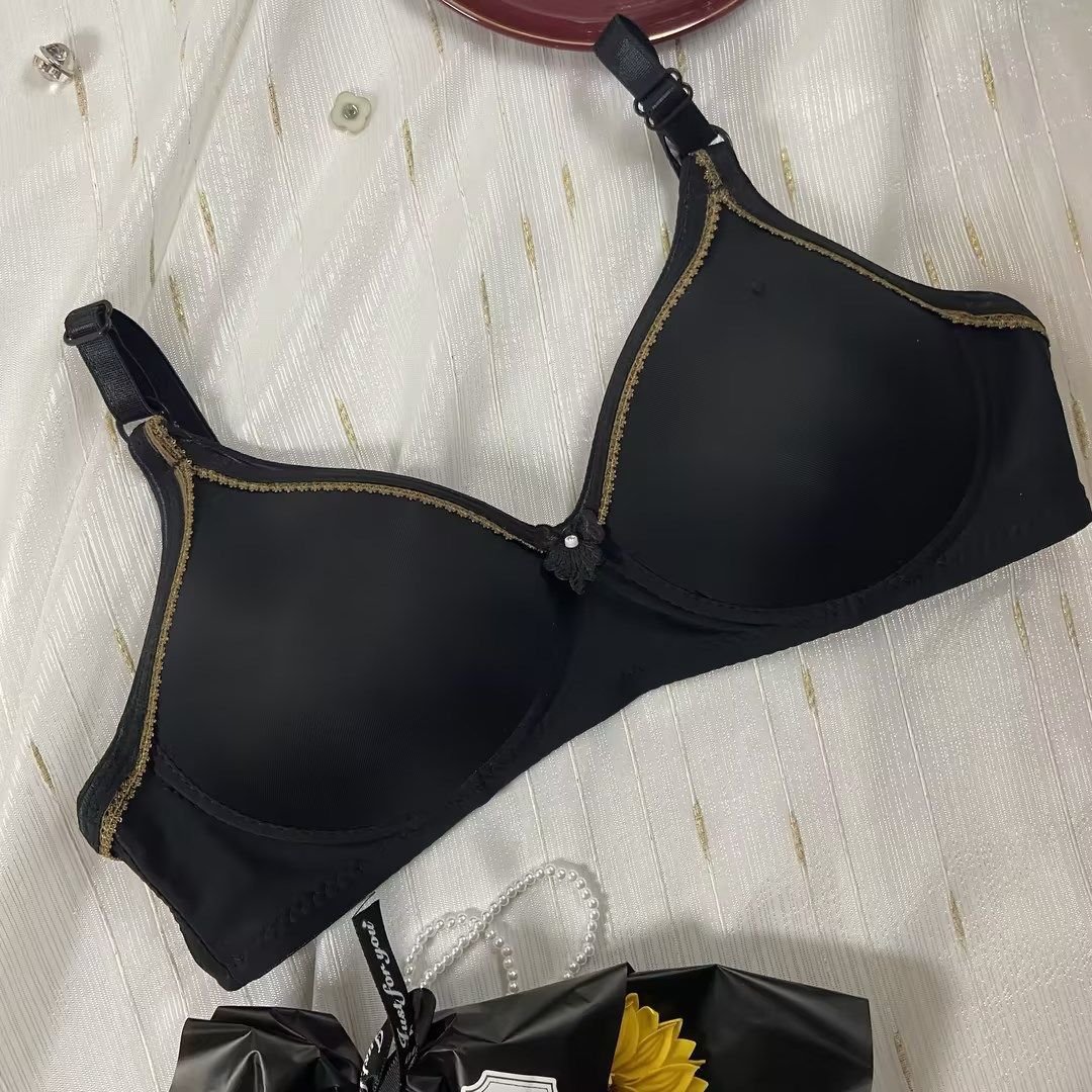 Single Padded Flower Design Lining Bra — view 4