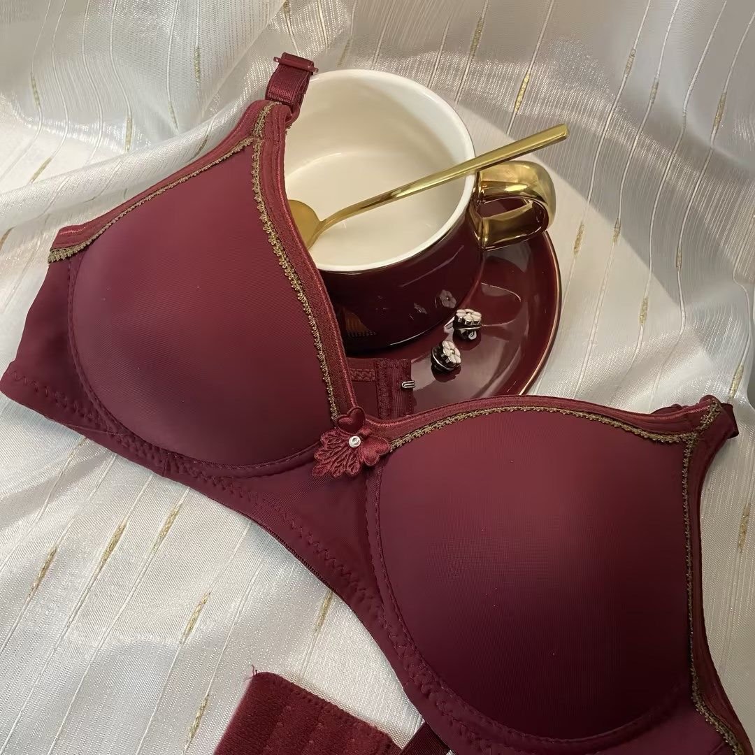 Single Padded Flower Design Lining Bra — view 6