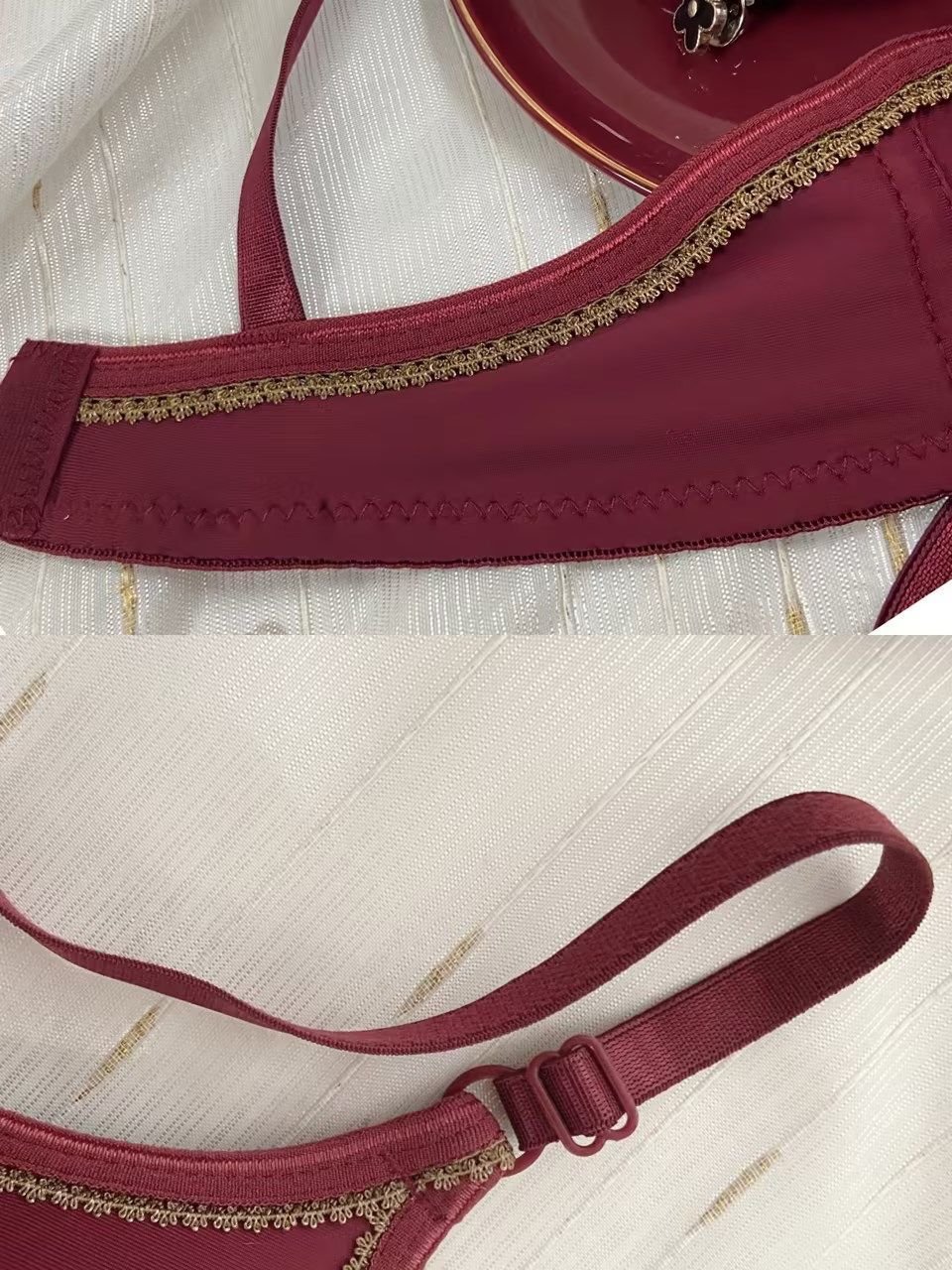 Single Padded Flower Design Lining Bra — view 9
