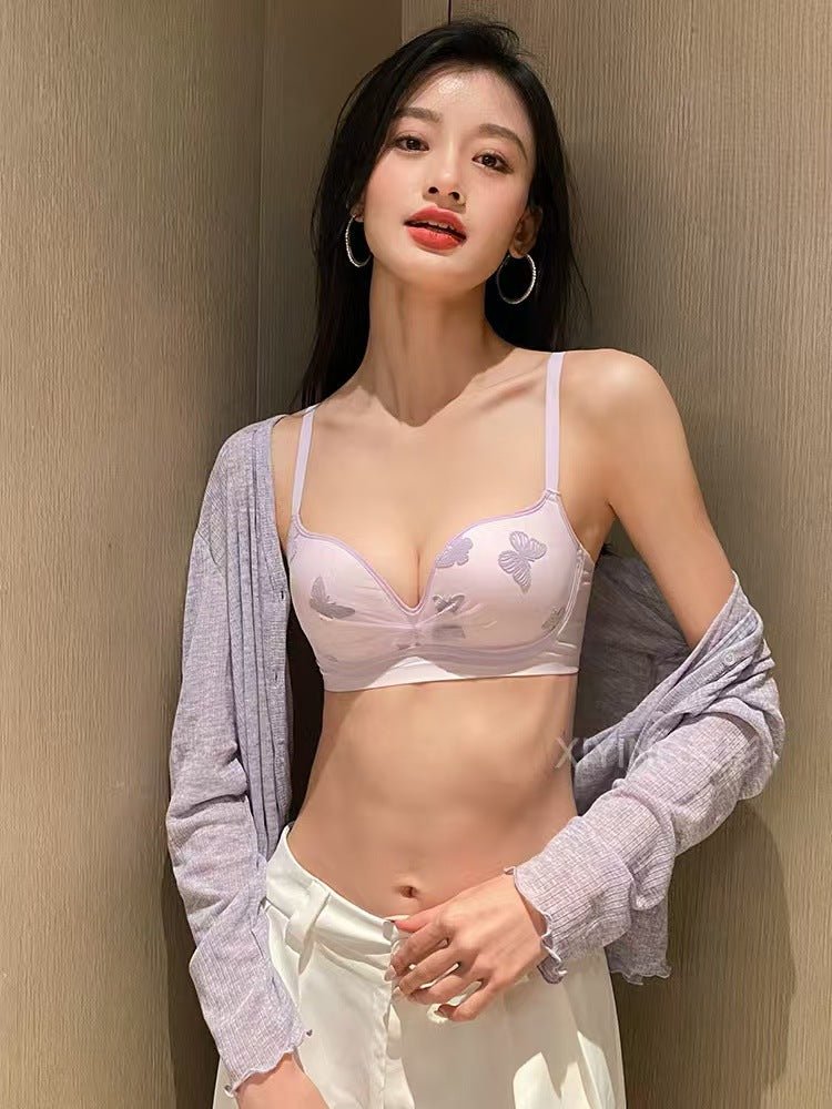 Single Padded Net & Foamy Bridal Wear Bra — view 8