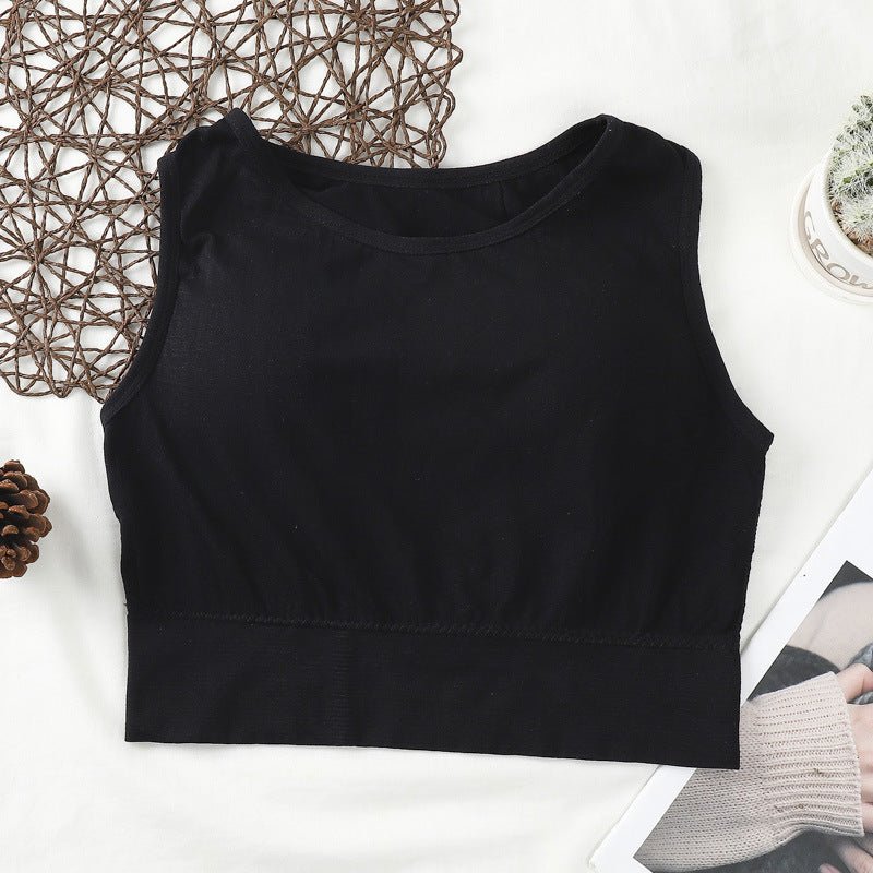 Sleevless Light Padded Relaxing Top — view 3