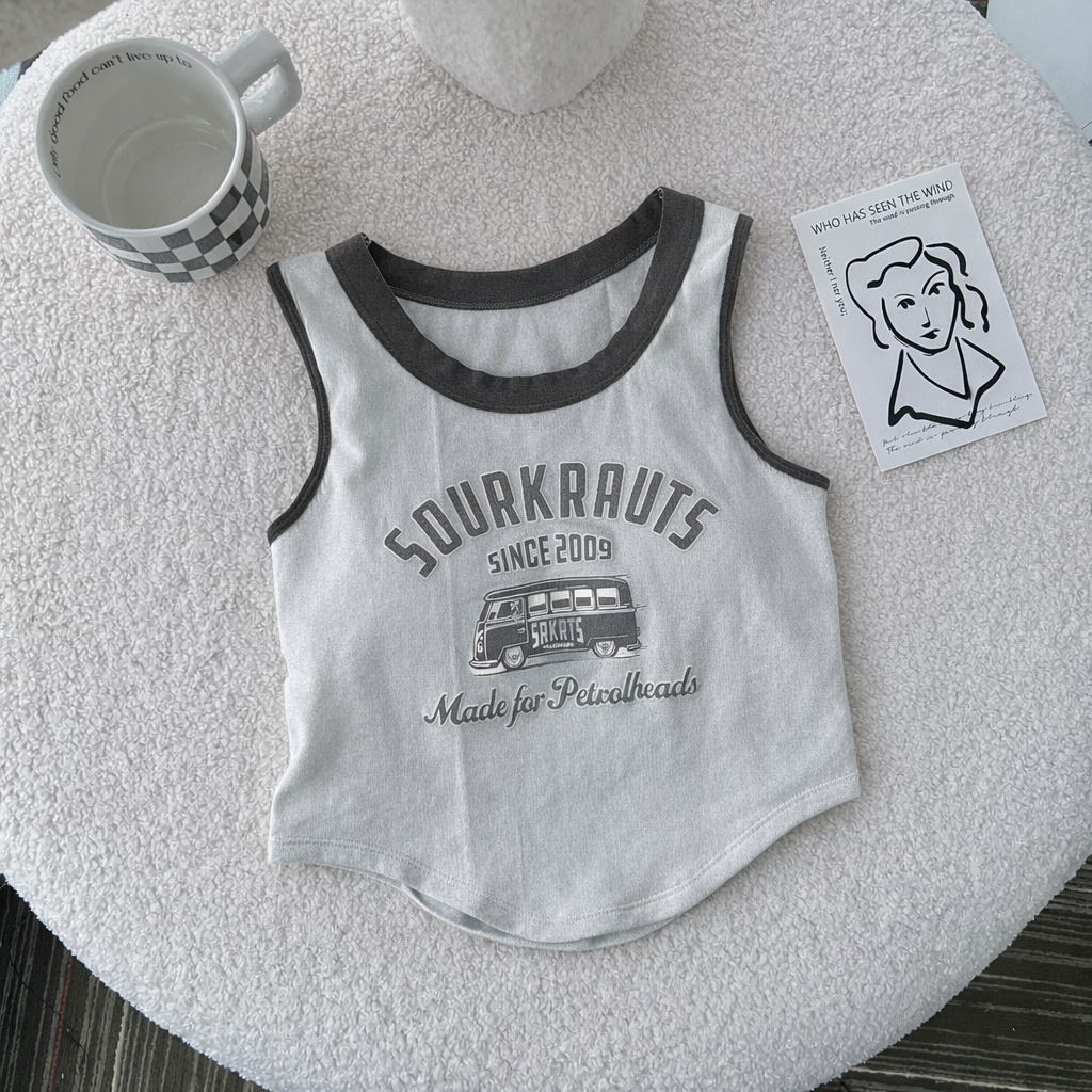 Sourkrauts Written Light Padded Short Camisole — view 8