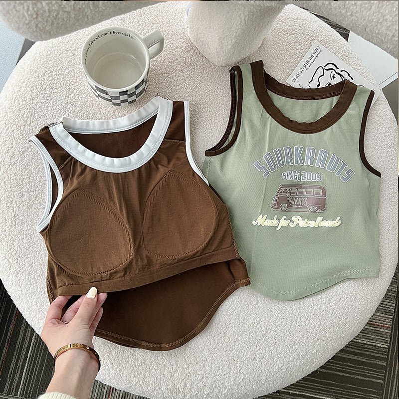 Sourkrauts Written Light Padded Short Camisole — view 10