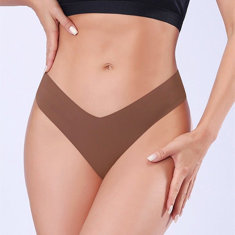 V Shape Very Smooth & Seamless Ice Silk Briefs — view 5