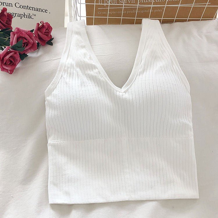 V Shape Vest Type Long Bra — view 3