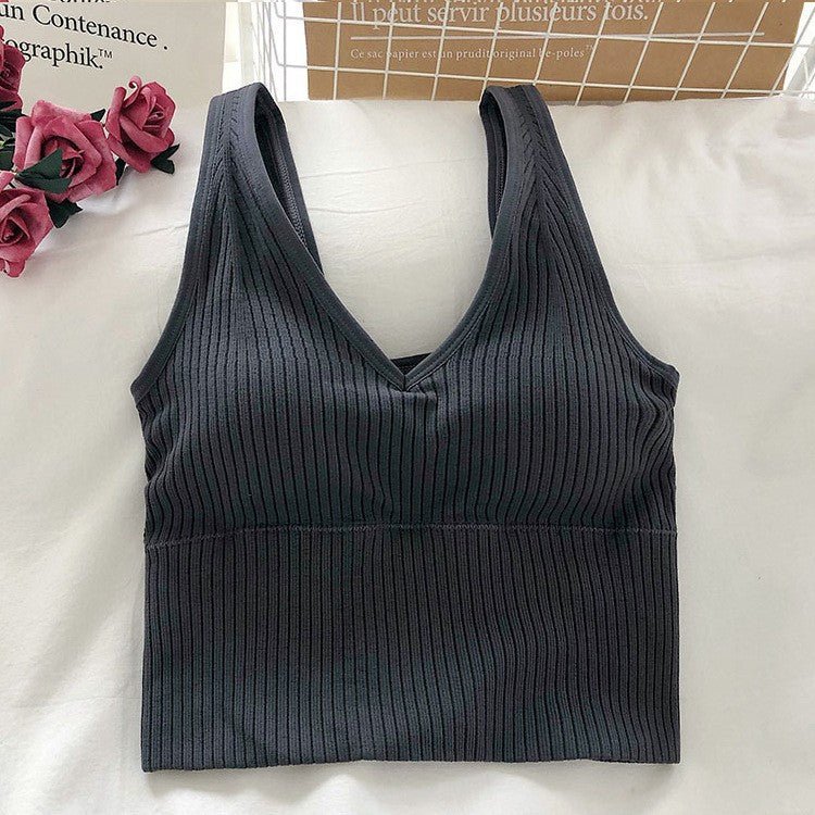 V Shape Vest Type Long Bra — view 9