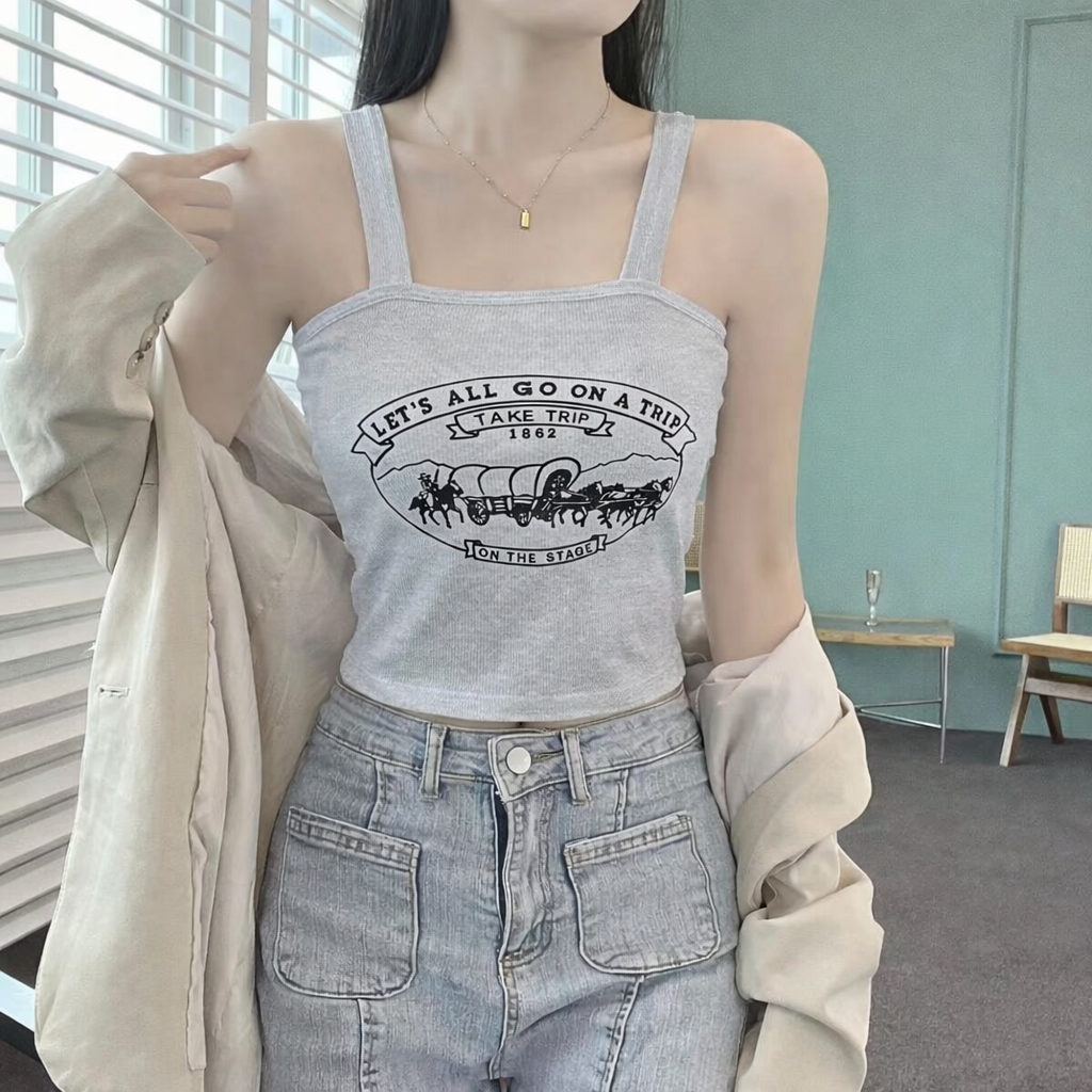 Very Light Padded Trip On Go Tank Top /Camisole — view 2