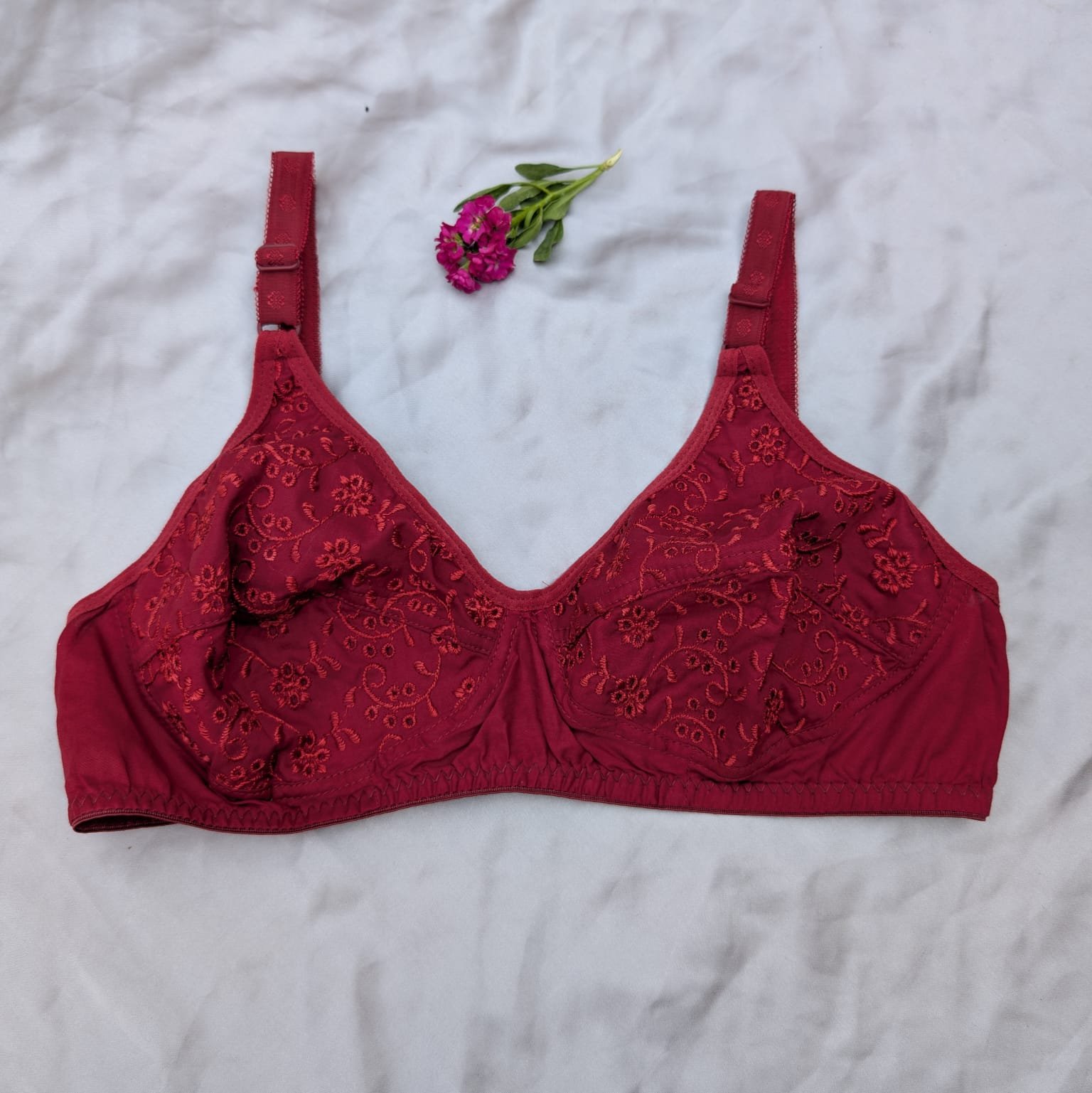 Very Soft Cotton Chicken Non Padded Bra's — view 3