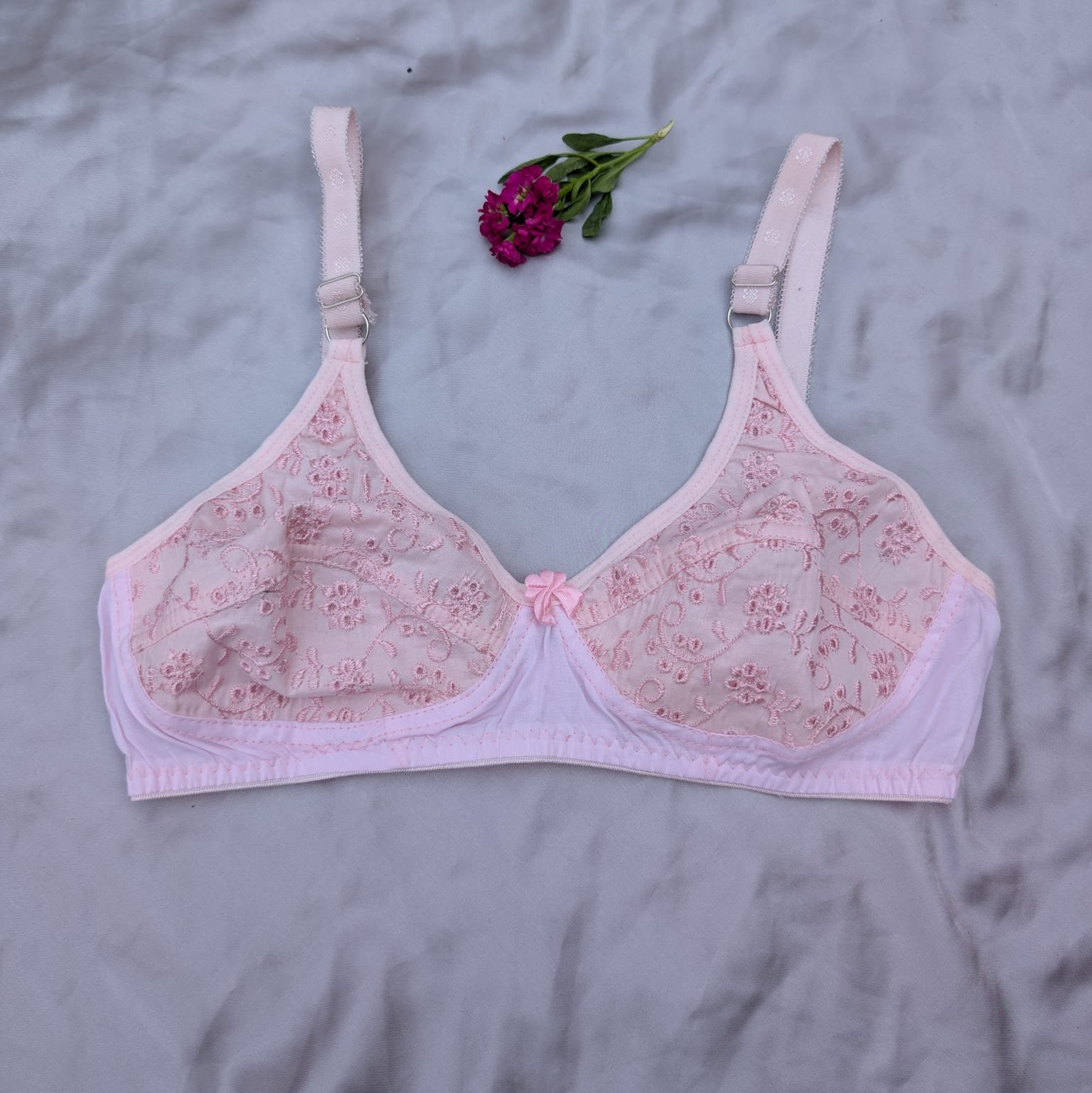 Very Soft Cotton Chicken Non Padded Bra's — view 5