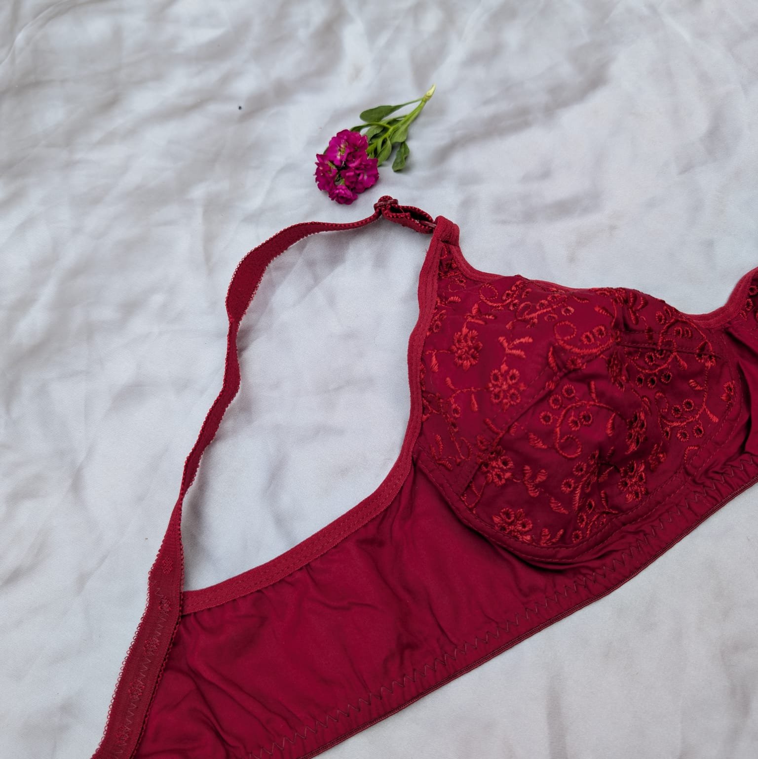 Very Soft Cotton Chicken Non Padded Bra's — view 7