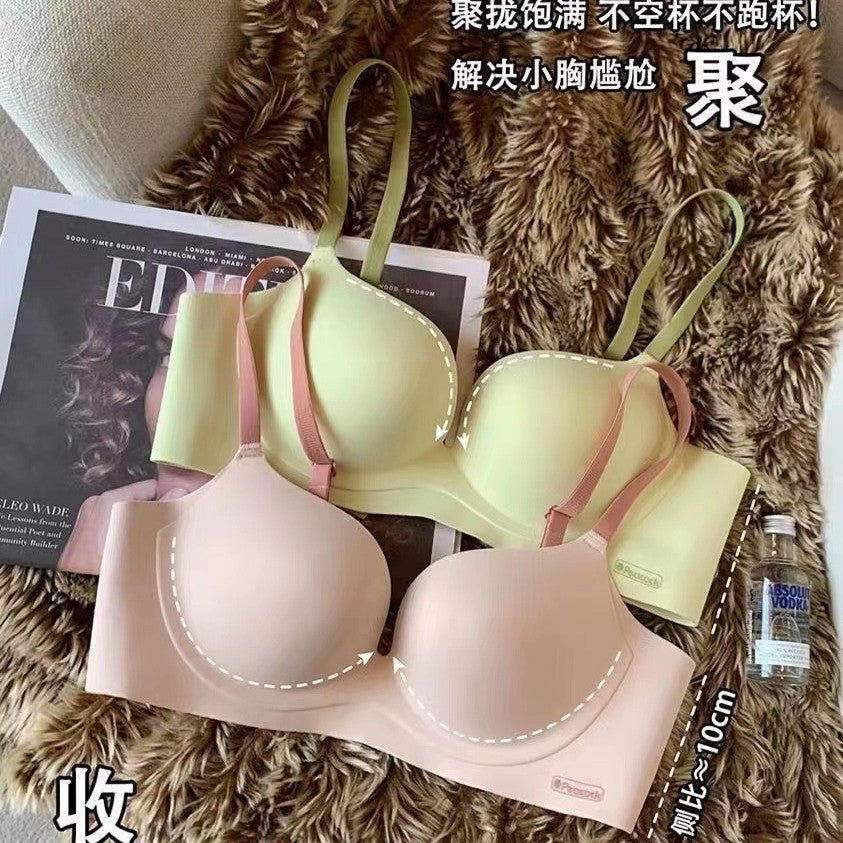 Very Soft Double Padded Seamless Cool  T-Shirt Bra — view 7