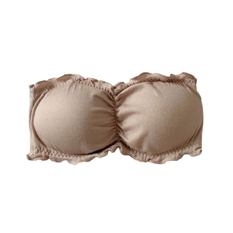 Wrinkle Strapless Light Padded Bra — view 8